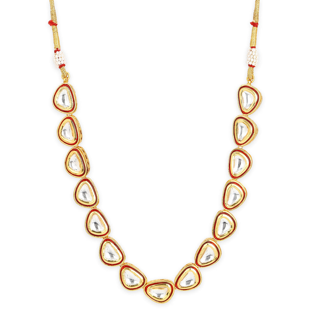 Women's Kundan Necklace | SHOBITAM
