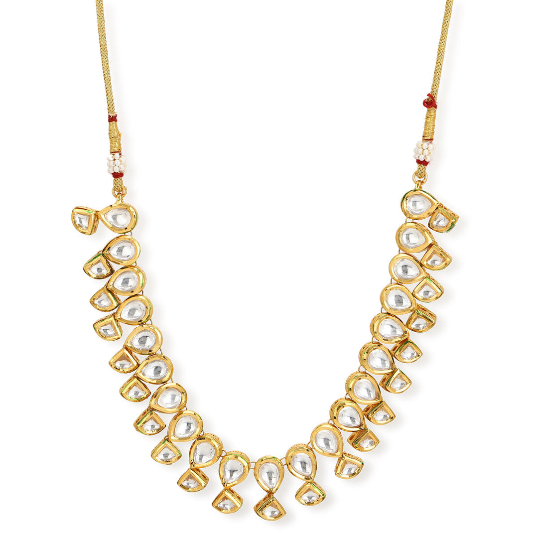 Ruby Raang Women's Kundan Necklace | SHOBITAM