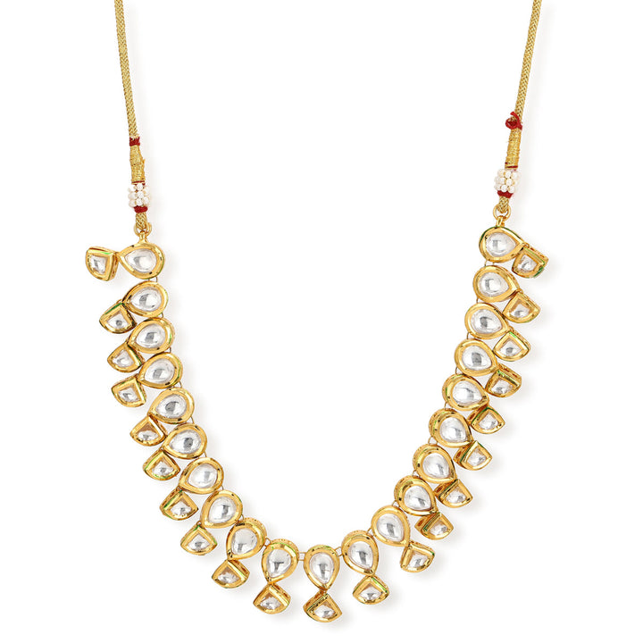 Ruby Raang Women's Kundan Necklace | SHOBITAM