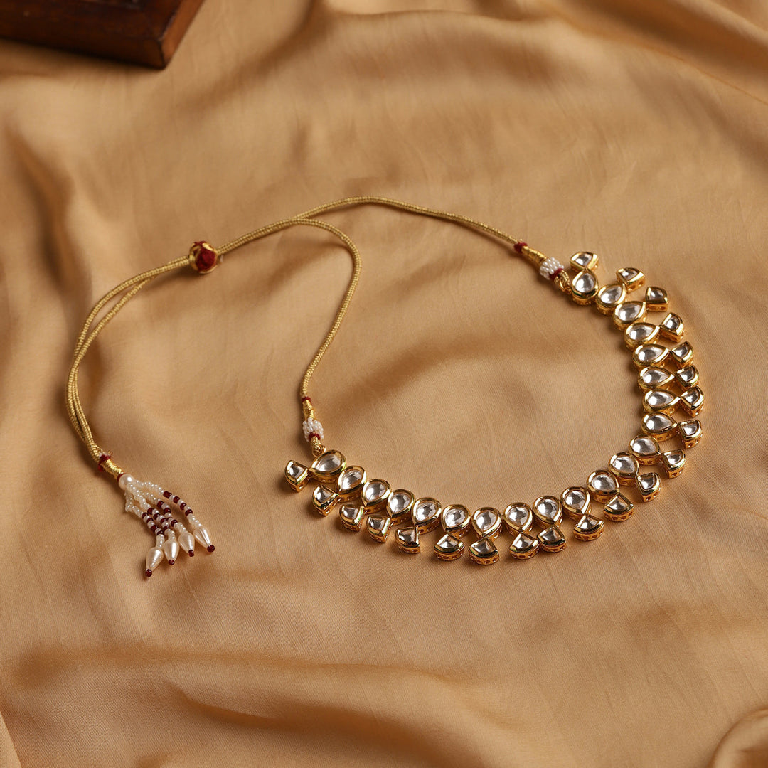 Ruby Raang Women's Kundan Necklace | SHOBITAM