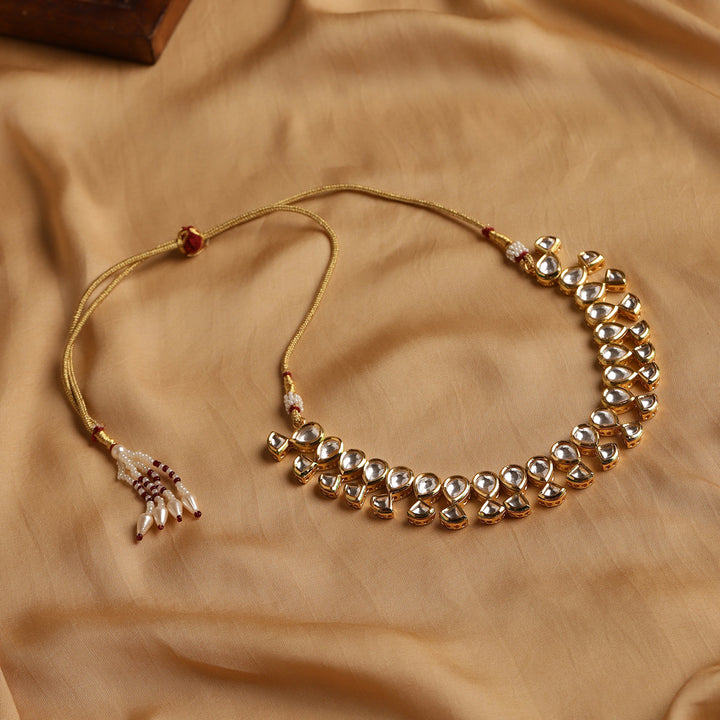Ruby Raang Women's Kundan Necklace | SHOBITAM