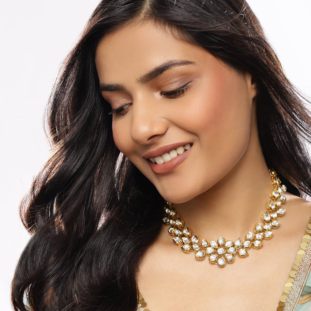 Women's Kundan Neckpiece | SHOBITAM