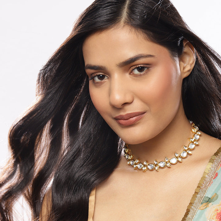 Women's Kundan Neckpiece | SHOBITAM