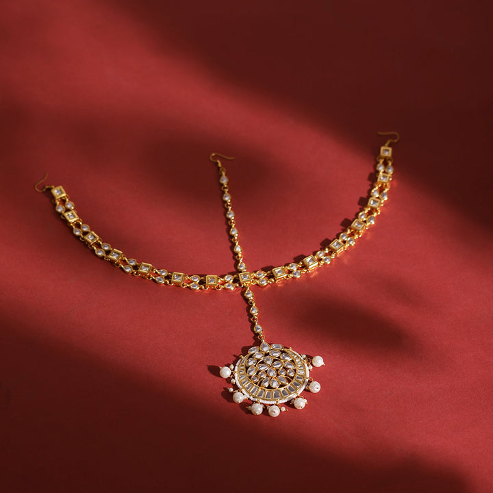 Women's Kundan Matha Patti | SHOBITAM