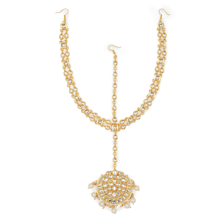 Women's Kundan Matha Patti | SHOBITAM
