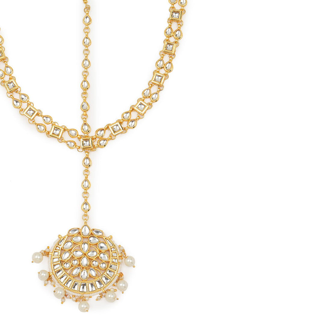 Women's Kundan Matha Patti | SHOBITAM