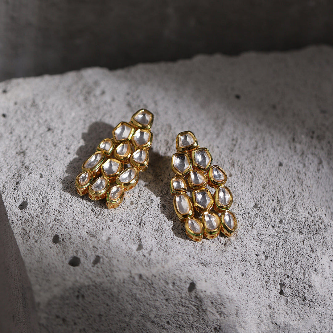 Women's Kundan Earrings | SHOBITAM