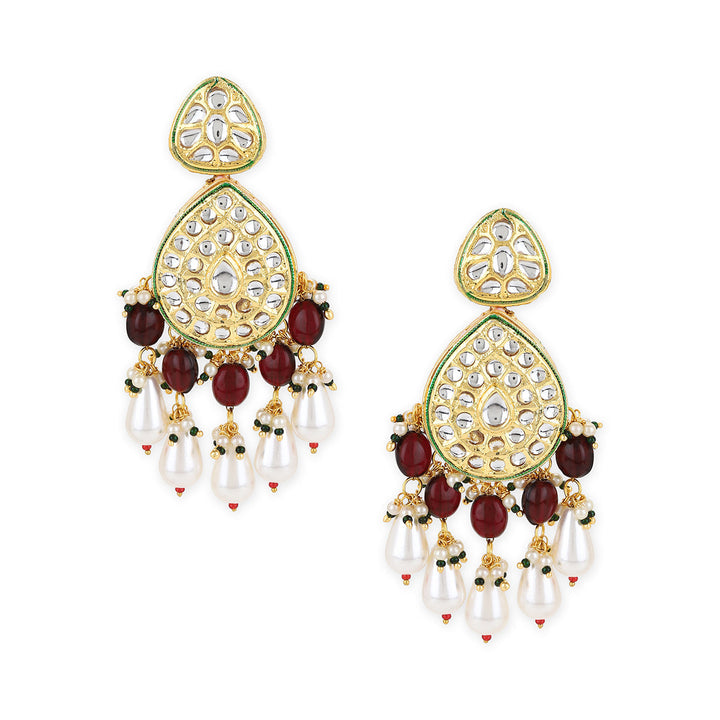 Women's Kundan Earrings | SHOBITAM