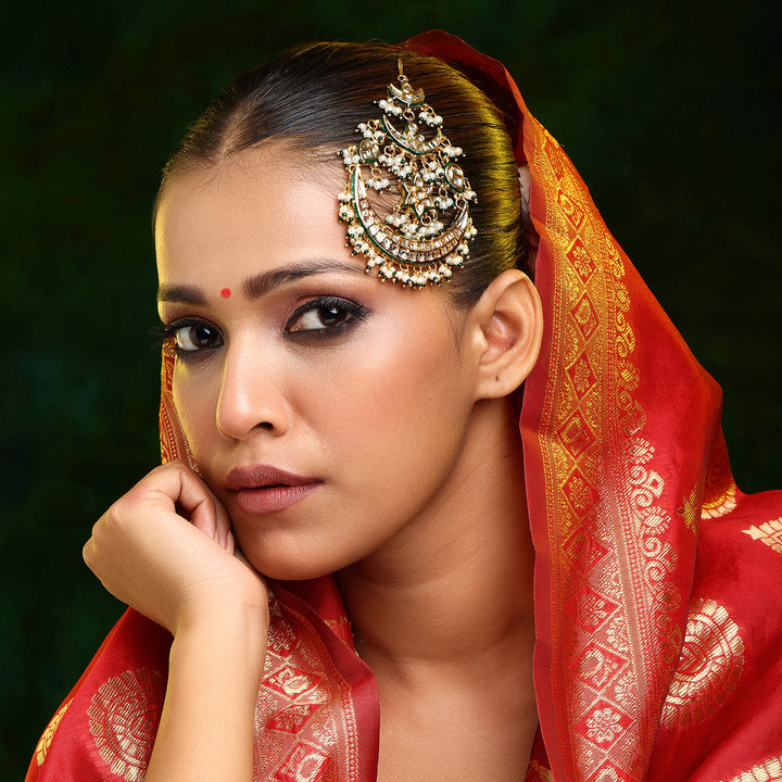 Kundan & Pearl Maharani Passa | SHOBITAM