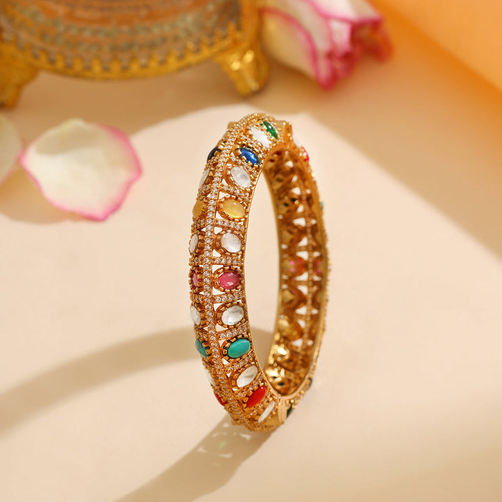 Multi Kundan Bracelet | SHOBITAM