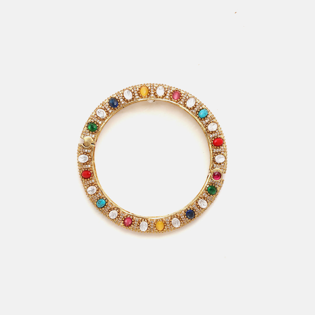 Multi Kundan Bracelet | SHOBITAM