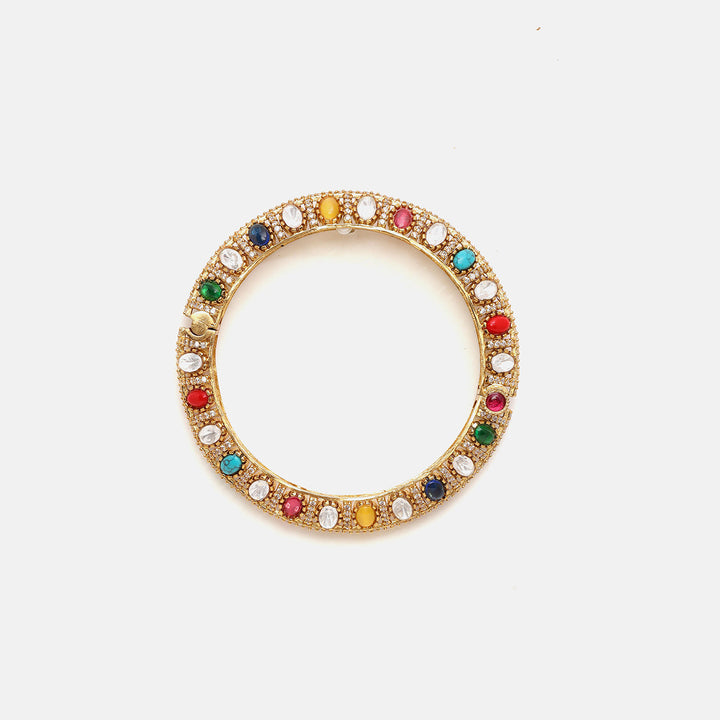Multi Kundan Bracelet | SHOBITAM