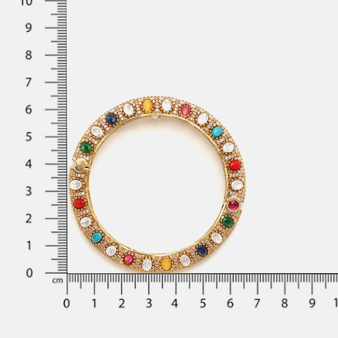 Multi Kundan Bracelet | SHOBITAM