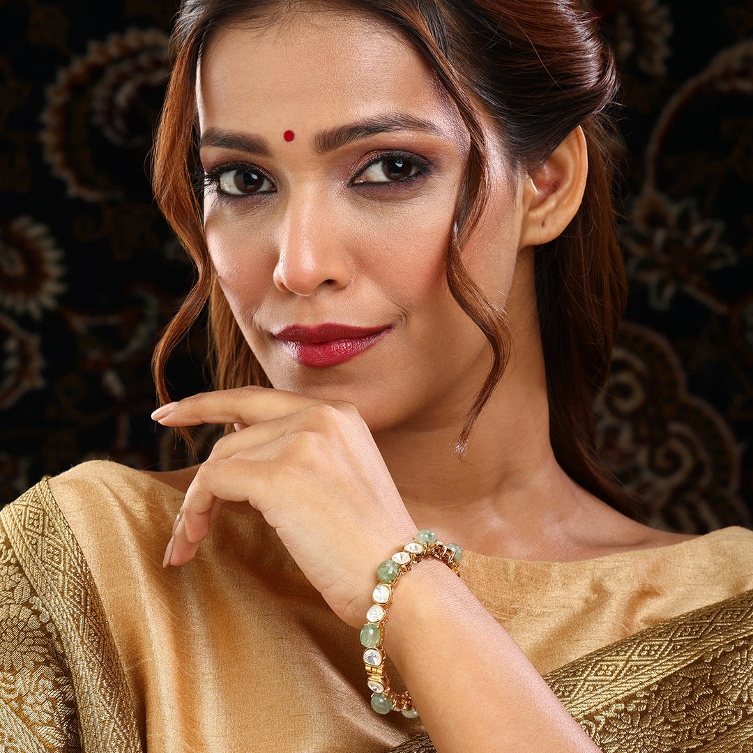 Kundan Bangle | SHOBITAM