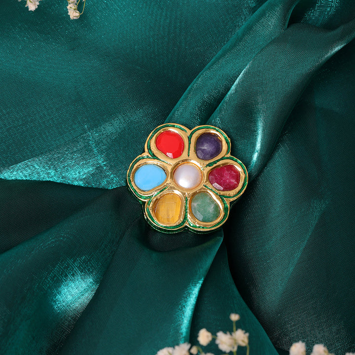 Navratan Cocktail Ring | SHOBITAM