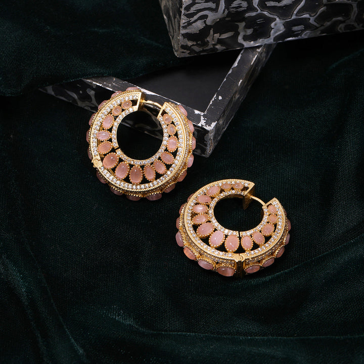 Round Kundan Loops | SHOBITAM