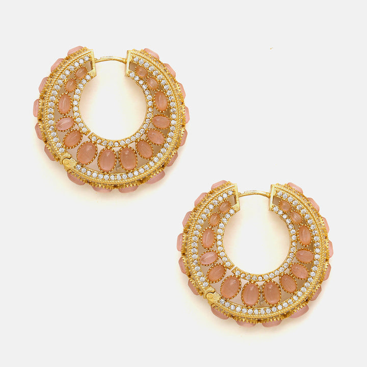 Round Kundan Loops | SHOBITAM