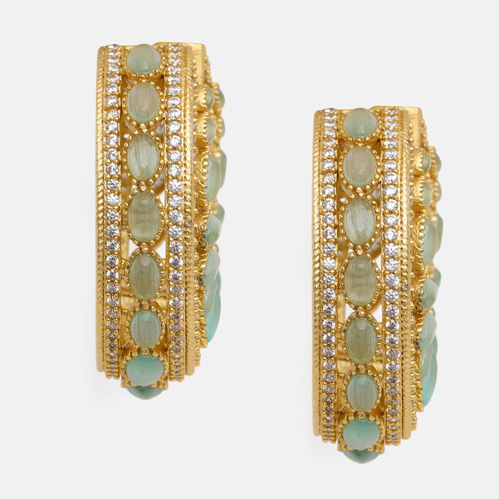 Round Kundan Loops | SHOBITAM