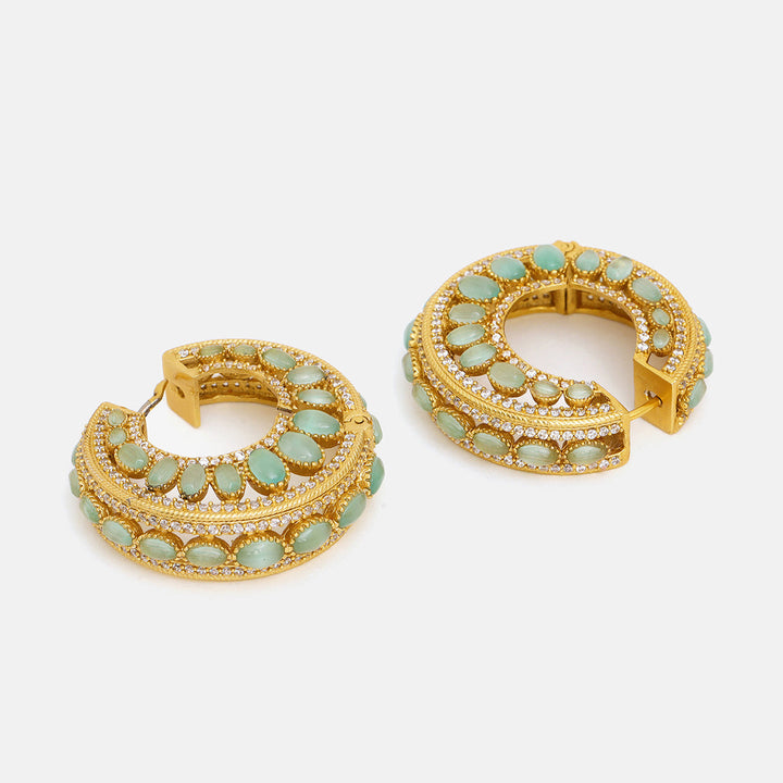 Round Kundan Loops | SHOBITAM