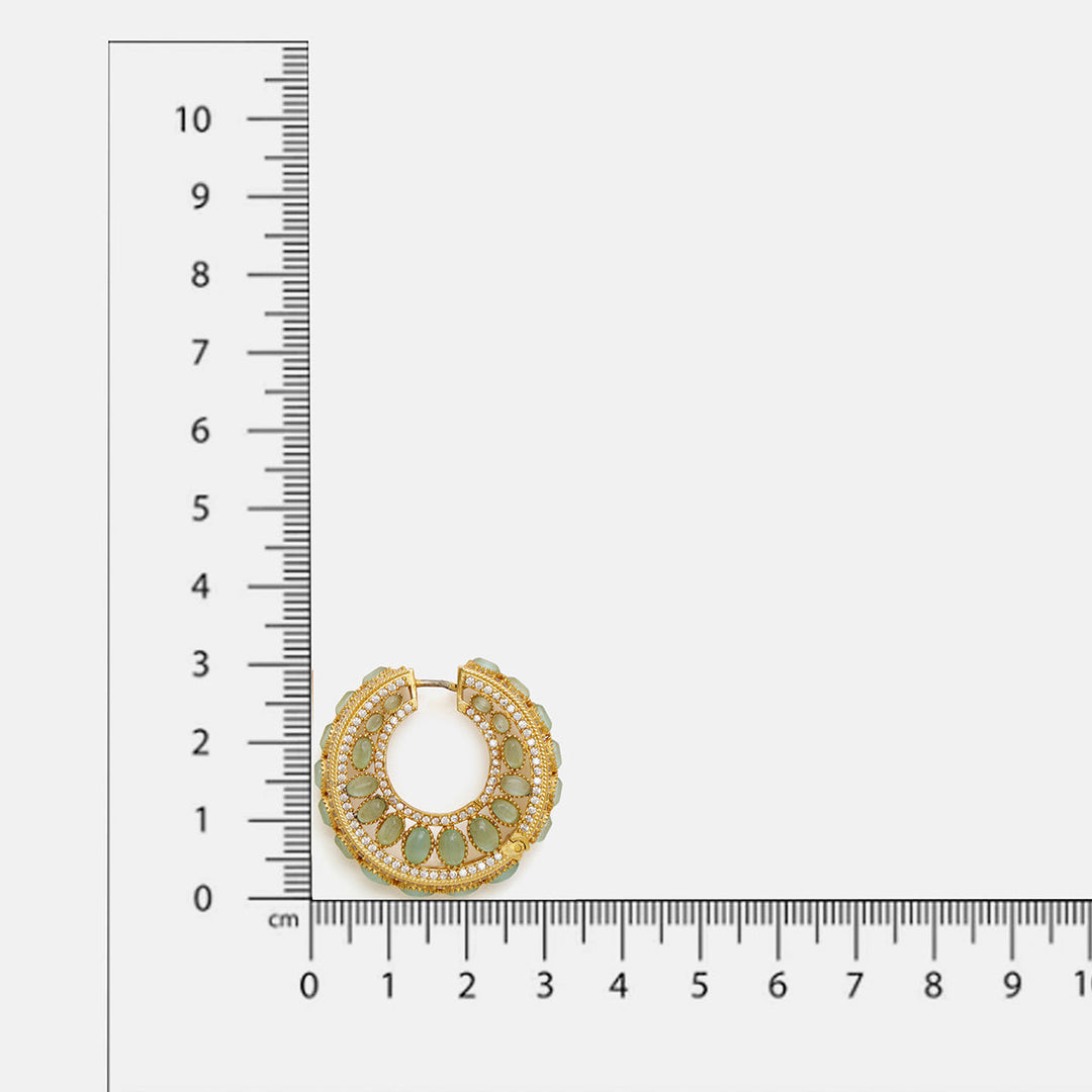 Round Kundan Loops | SHOBITAM