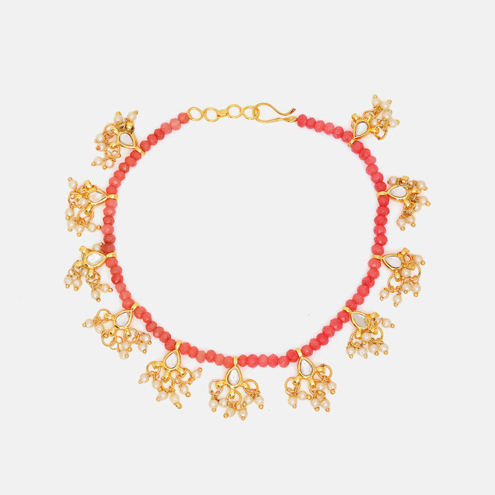 Stone Anklets (set of 2) | SHOBITAM