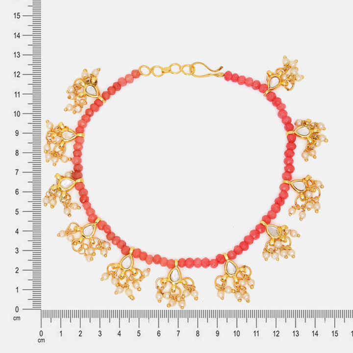 Stone Anklets (set of 2) | SHOBITAM