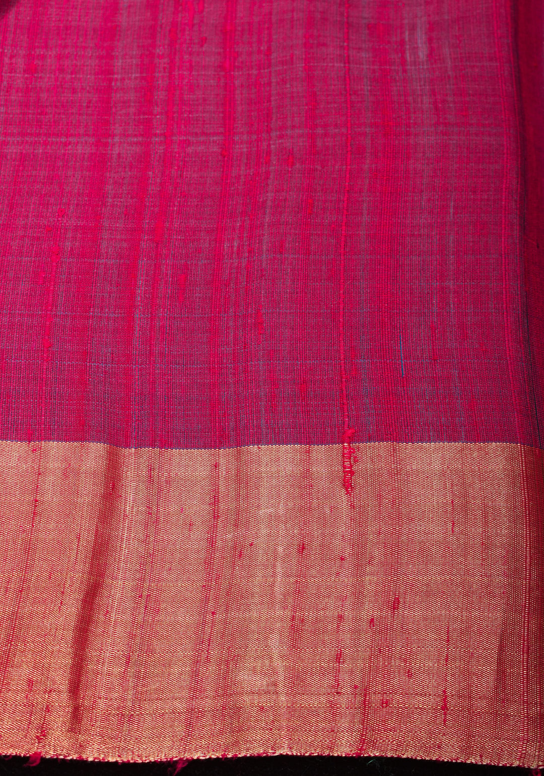 Sea Green and Pink Pure Raw SIlk Saree with Tissue Zari Borders| SILK MARK CERTIFIED