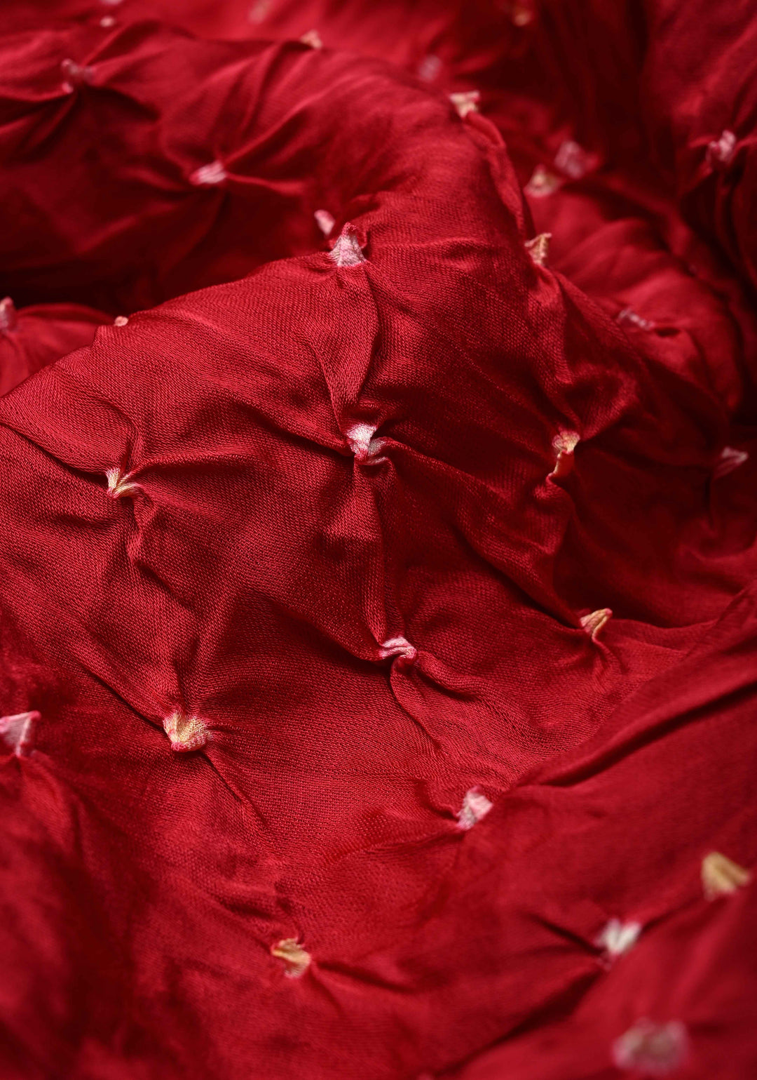 Rani Pink Modal Silk Saree with Sarkam Bandhej and Minimal Zari Border