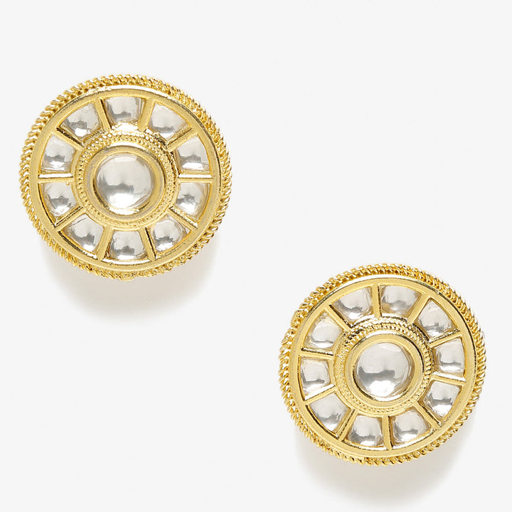 Mandala Kundan Studs | SHOBITAM