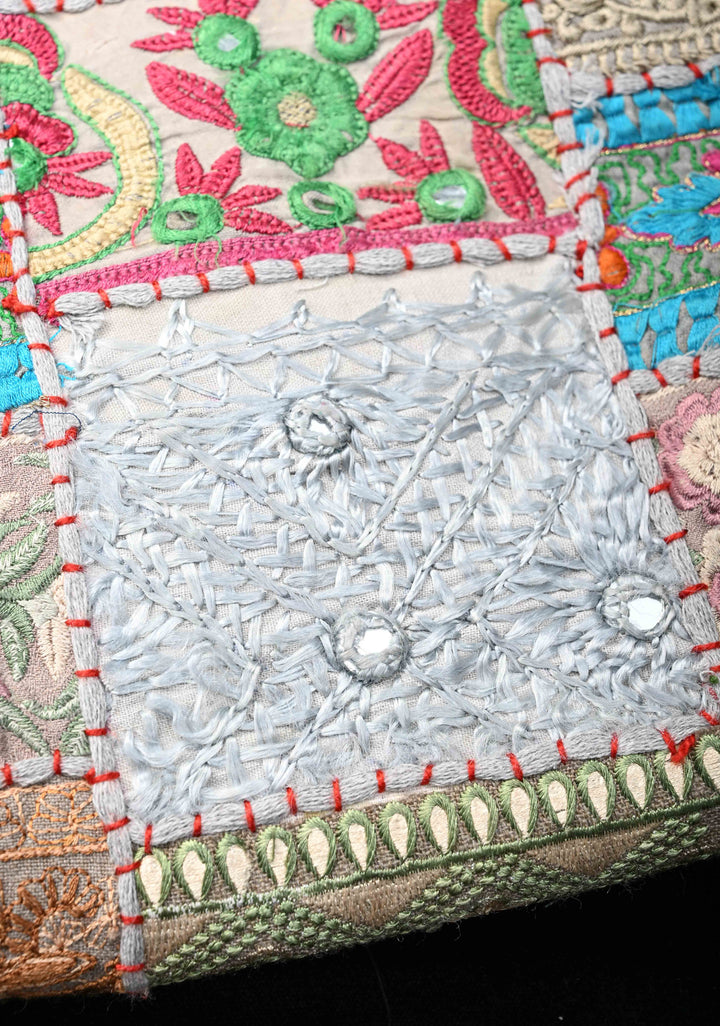 Hand-Embraided Ethnic Embellished Banjara Boho Sling Bag with Cowrie Shell