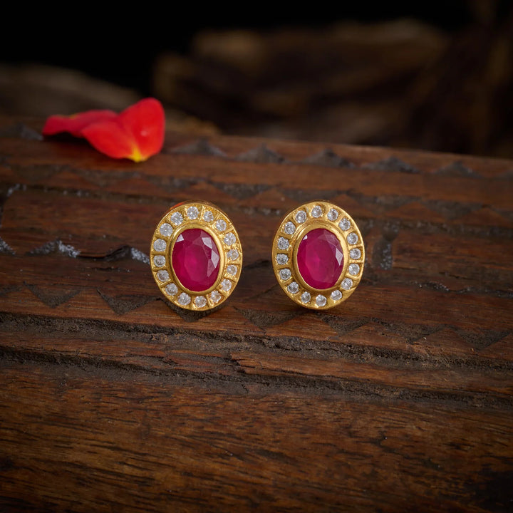 Pure 92.5 Hira-Panna Glow Studs