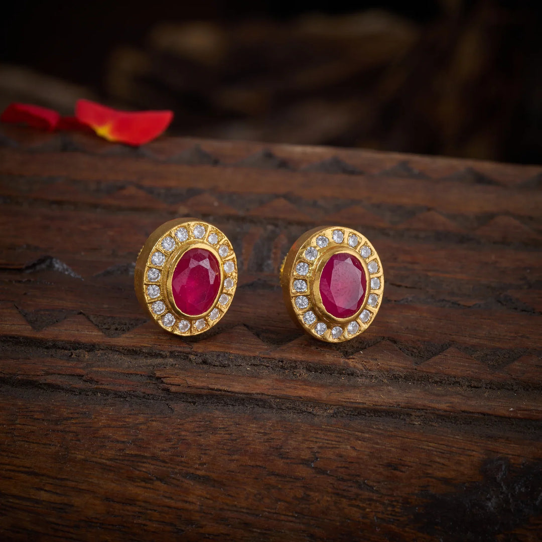 Pure 92.5 Hira-Panna Glow Studs