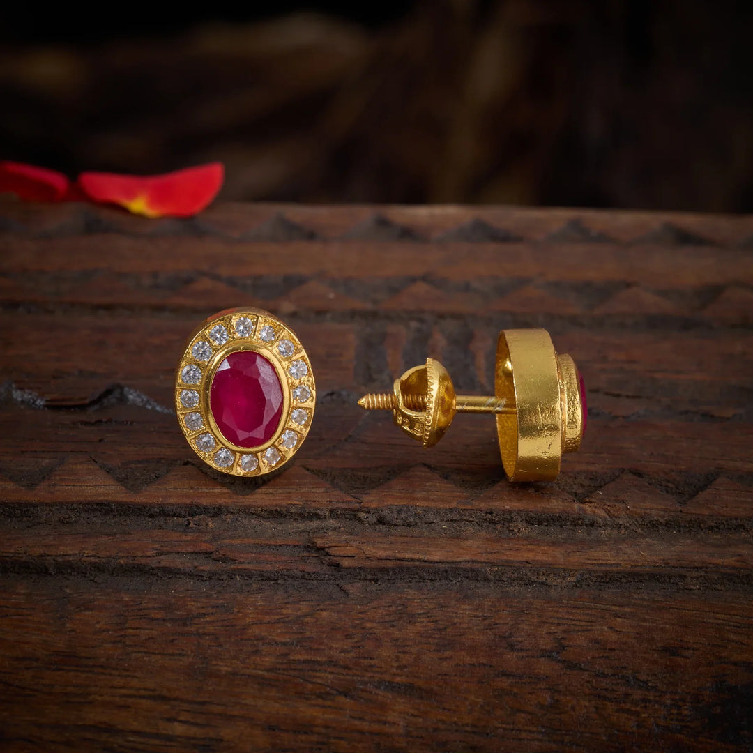 Pure 92.5 Hira-Panna Glow Studs