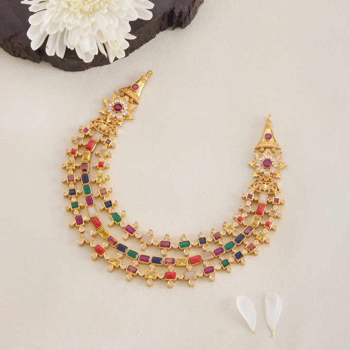 Liyara Three Layer Necklace | SHOBITAM