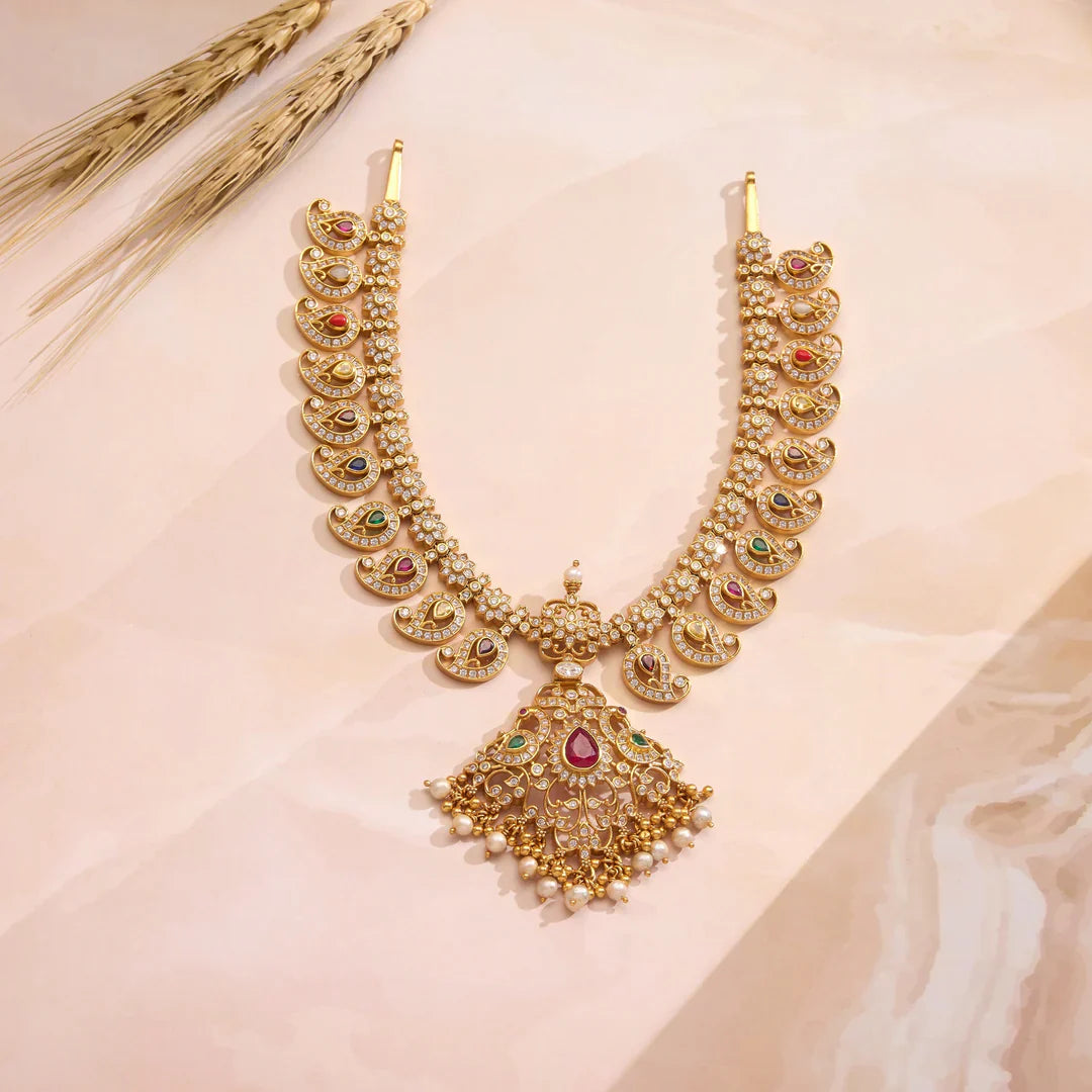 92.5 Silver, Gold Plated Smera Aam Haaram