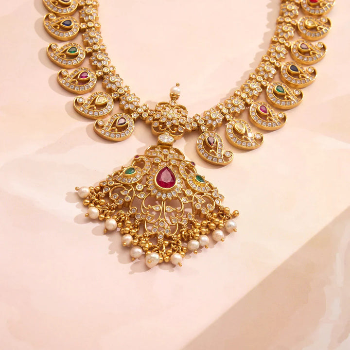 92.5 Silver, Gold Plated Smera Aam Haaram