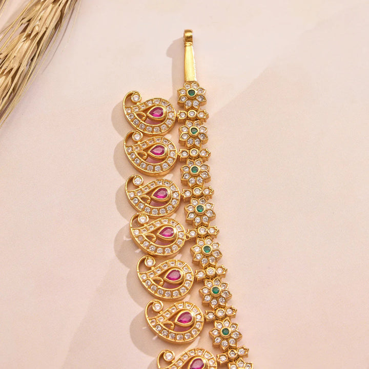 92.5 Silver, Gold Plated Smera Aam Haaram