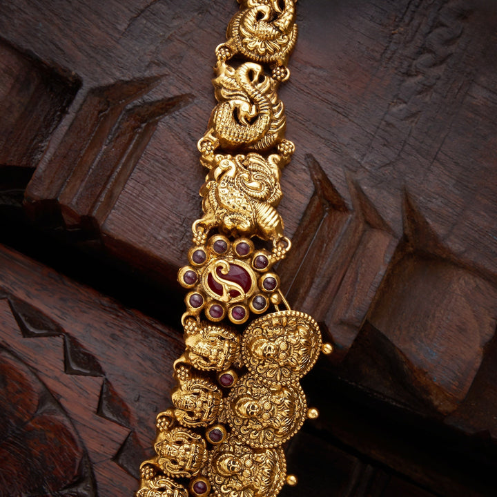 Dhanvalli Kaasu Temple Necklace