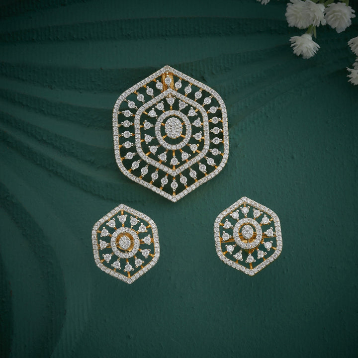 CZ Delight Pendant Set | SHOBITAM