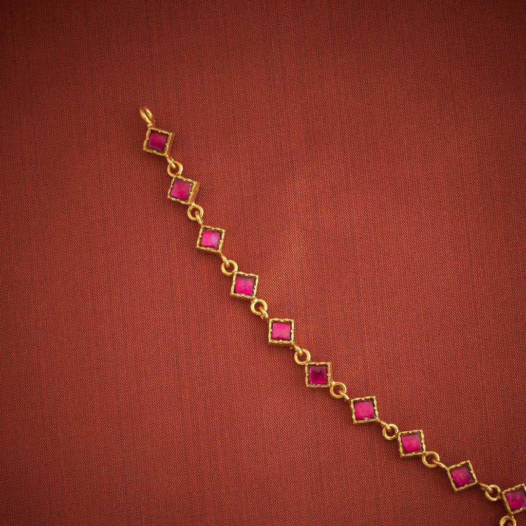92.5 Silver,Gold Palted Kundini Kundan Necklace|SHOBITAM