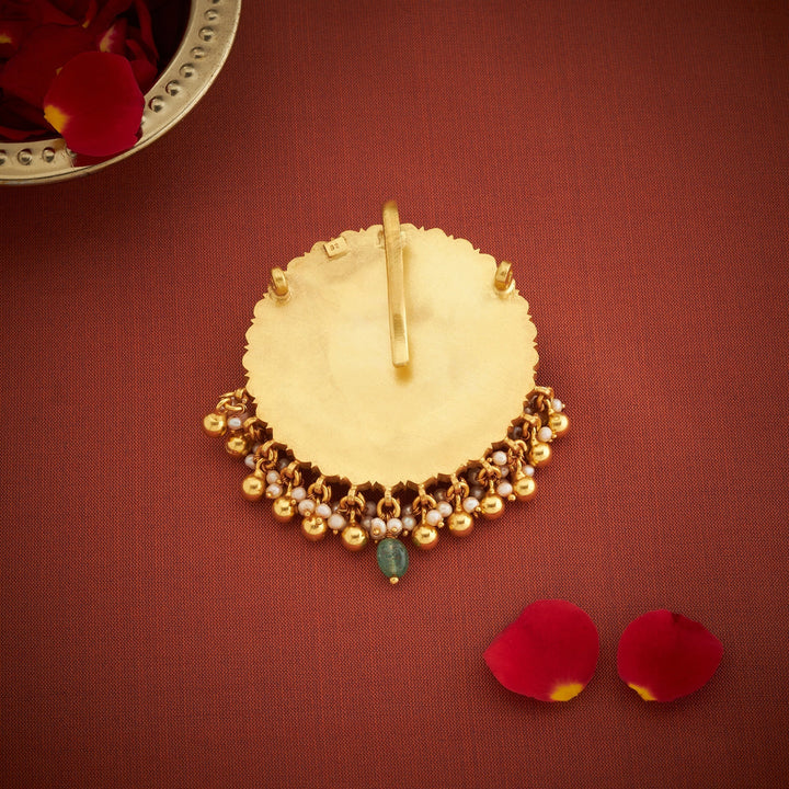 Chakra-Padma Kundan Pendant | SHOBITAM