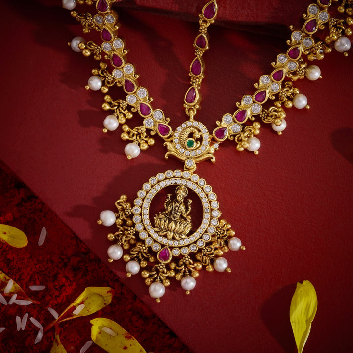 92.5 Silver, Gold Plated, Temple Roopa Sheeshphool | SHOBITAM