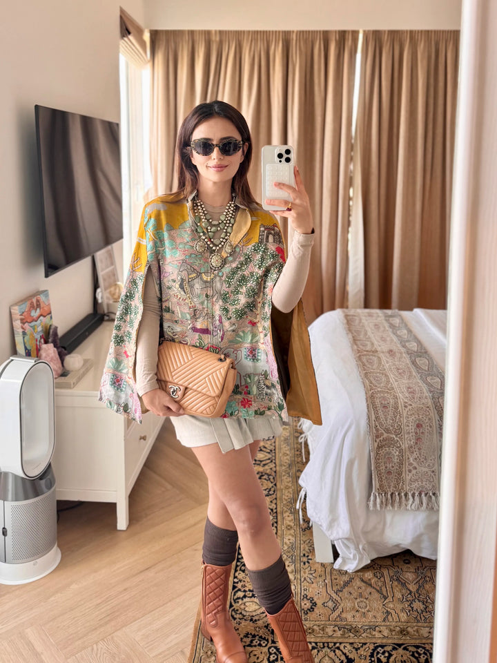 Roshni Chopra - Ezra Vintage Cape | SHOBITAM