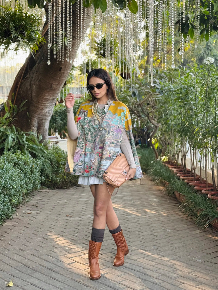 Roshni Chopra - Ezra Vintage Cape | SHOBITAM