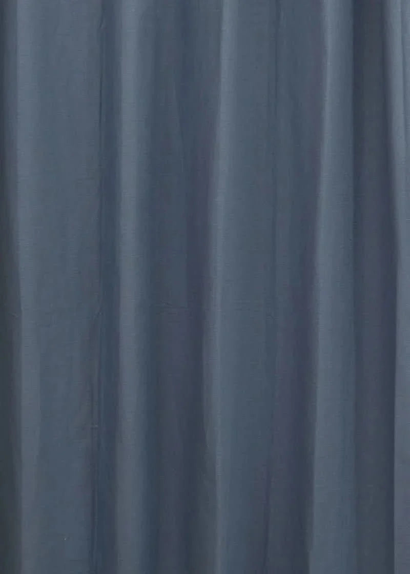 Solid  Royal blue 100% cotton plain curtain ,Customizable for size, lining and headers