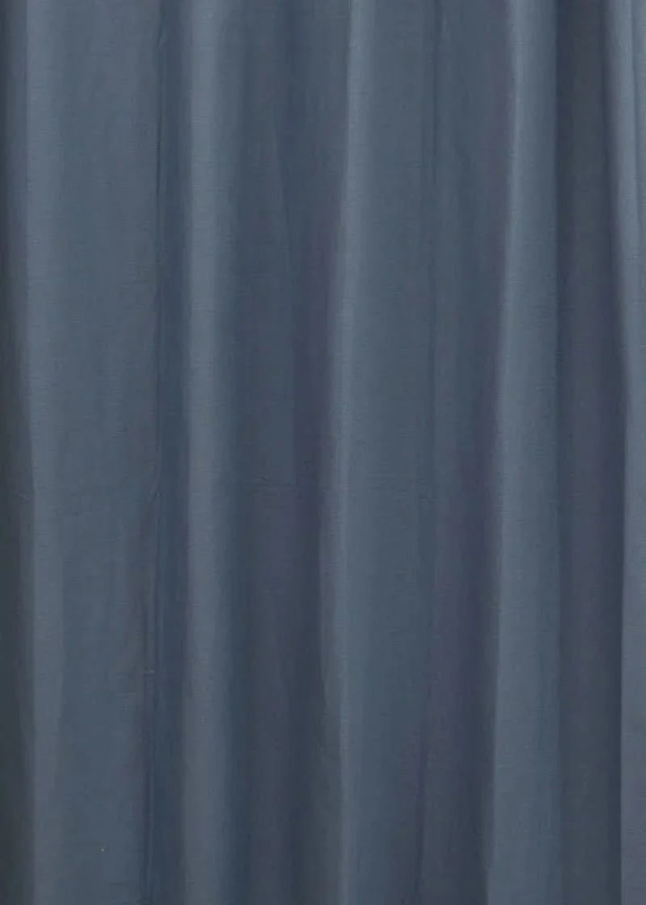 Solid  Royal blue 100% cotton plain curtain ,Customizable for size, lining and headers