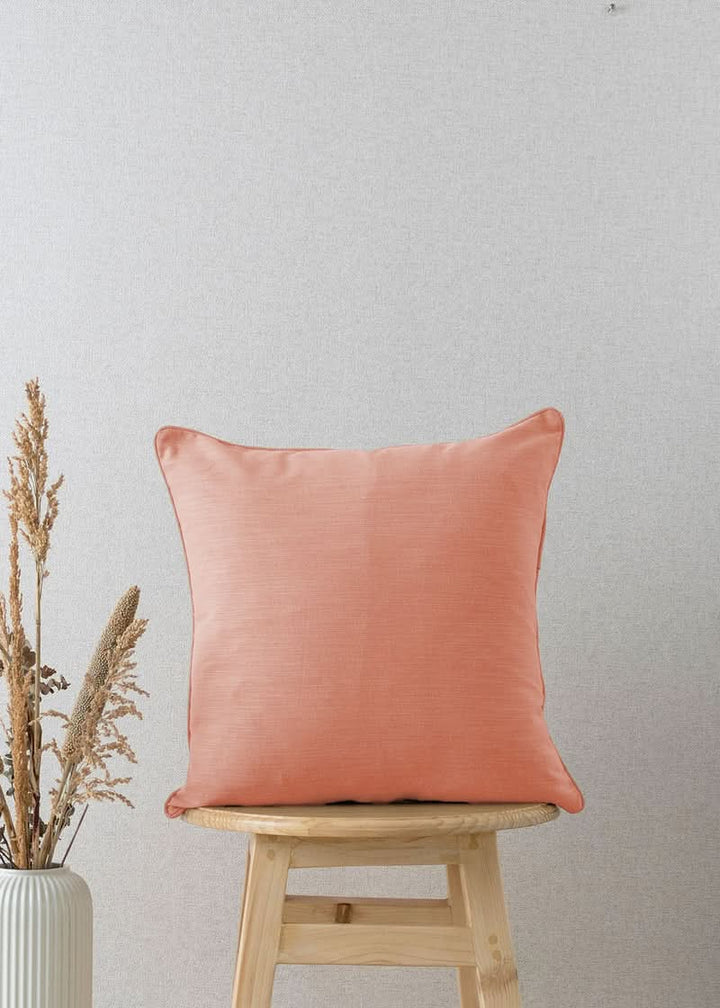 100% Pure Cotton Cushion Cover in Earthly Sandstone, Size Options Available