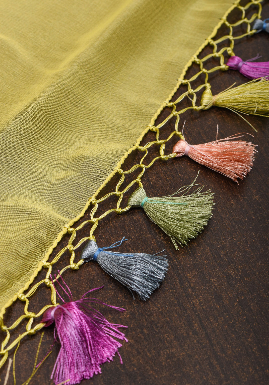 Ombre  Pure Silk Banarasi Chiffon Saree  in Multicolor with Floral Printing and  Zari | SILK MARK CERTIFIED