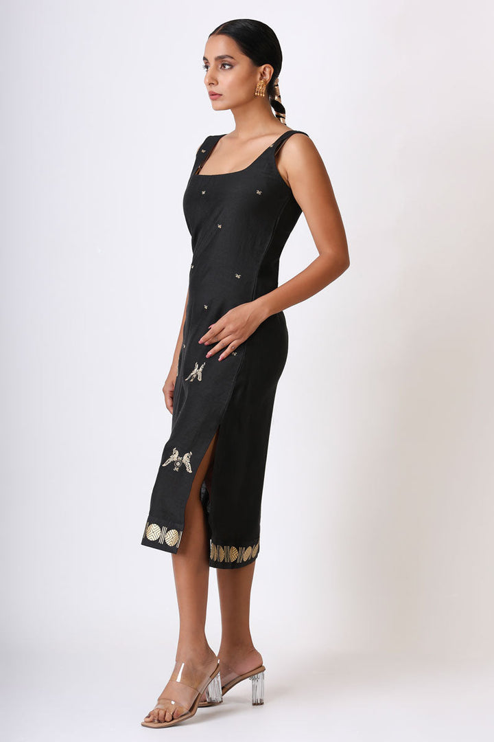 SANGHARSH BLACK DRESS SET (set of 2) | SHOBITAM