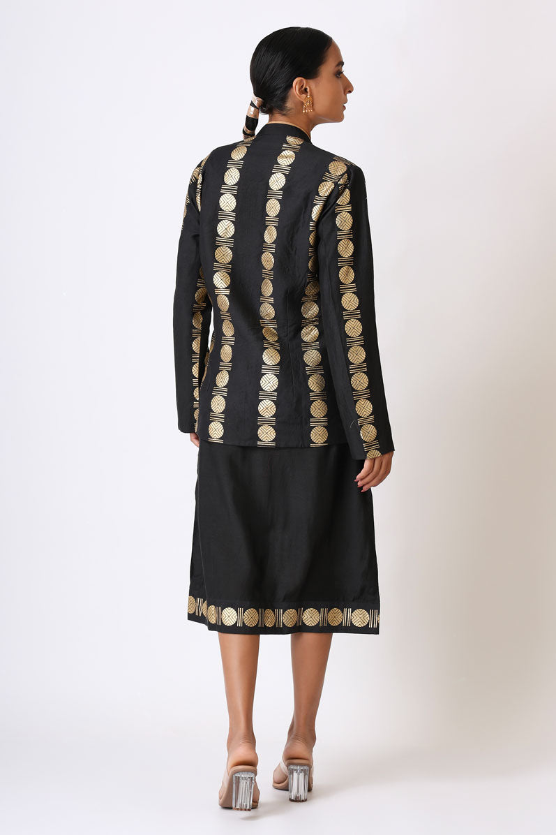 SANGHARSH BLACK DRESS SET (set of 2) | SHOBITAM